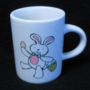 3 oz Mini Mug with Easter Bunny, Set of 3